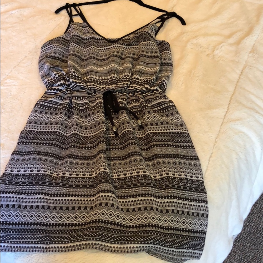 Black and white sundress